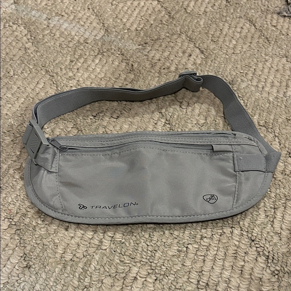 Travelon Charcoal Belt Bag